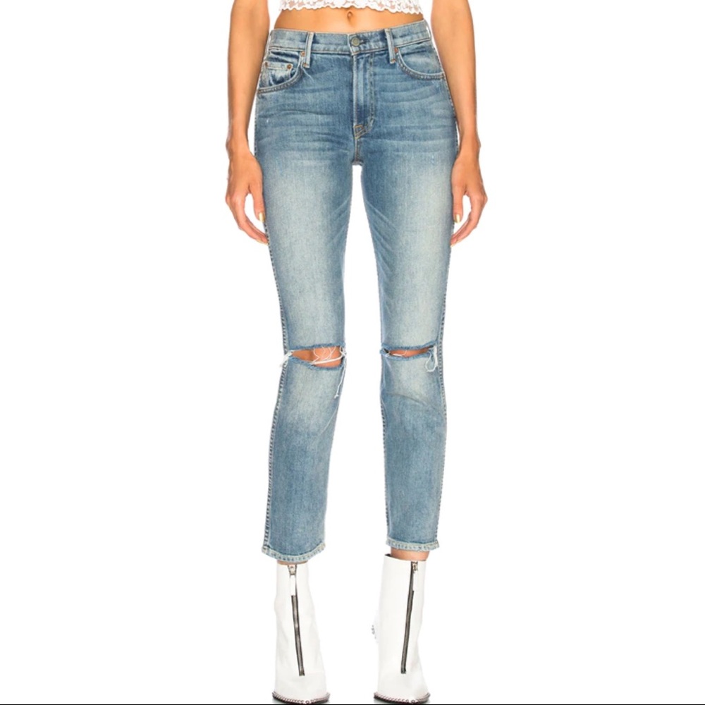 Grlfriend Naomi High-Rise Straight Jeans